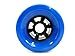 83mm Longboard Flywheels Wheels + ABEC 7 Bearings Spacers (Blue)