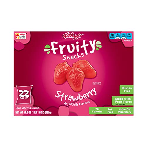 5 Kelloggs+Fruity+Snacks+Strawberry+Pouches