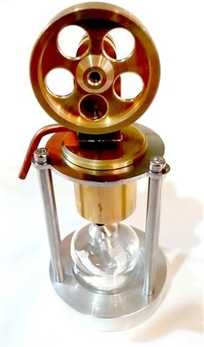 Steam Engine Brass Single Piston (Fully Assembled)
