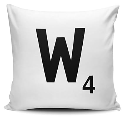 Amazon Com Pillow Covers Decorative Alphabet Letter Scrabble