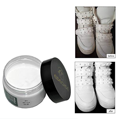 Leather Repair Cream,Efaster Leather Refinish & Repair Nursing Cream,Repair Paste Shoe Cream Leather Polish Coloring Agent Stain Wax,Multifunctional Leather Refurbishing Agent Repair Tool (White) - Thumbnail 4
