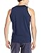 adidas Men's Heathered Tank Top, Collegiate Navy/Black, Small