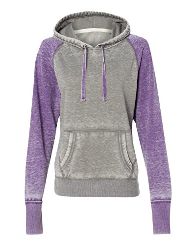 J. America Ladies ZEN Contrast Pullover Hood