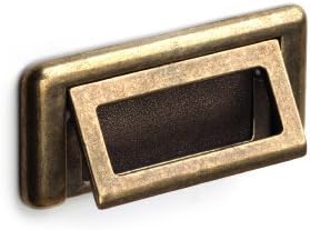 TIRADOR RECTANGULAR ASA ABATIBLE ZAMAK 82 MM COBRE: Amazon.es