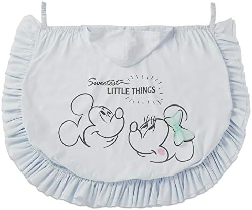 Sweet Mommy 授乳ケープ Uvケープ ベビーカーカバー ディズニーデザイン 紫外線99 6 カット 蚊よけ ダブルフリル 立体リボン オーガンジー袋入り グレー