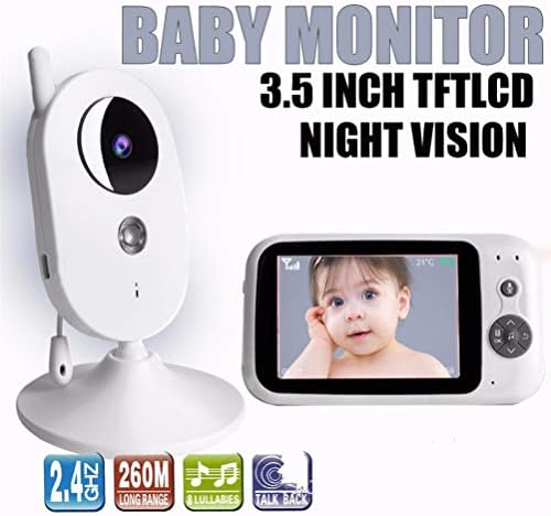 3 5インチデジタルビデオモニタとビデオ赤ちゃんは ナイトビジョン 話し戻る室温 子守唄