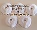Cutie Button Pads G-tube 5 Pack Pads (3 Inch Round White)