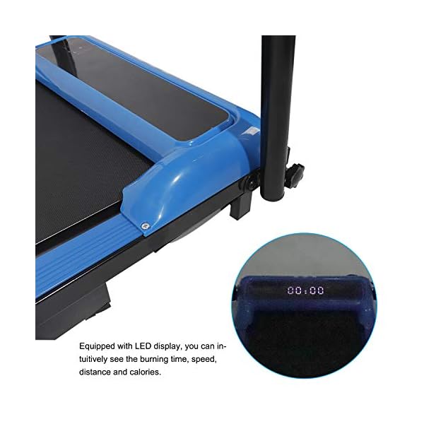 Treadmills for Home Foldable, Electric Folding Treadmill with Music, Remote Control Running Walking Machine, LED Display…