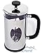 [1 Liter, 34 Oz] Gourmet Stainless Steel French Press Coffee Maker Tea Maker, Coffee Press (Chrome)
