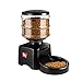 ICOCO 5.5L Automatic Pet Feeder with Voice Message Recording and LCD Screen Large Smart Dogs Cats Food Bowl Dispenser Black