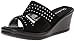 Skechers Cali Women's Rumblers-Hope Float Wedge Sandal, Black, 7 M US