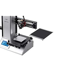 Monoprice Select Mini Pro Impresora 3D - Aluminio con 4.724 x 4.724 x 4.724 in Cama calefactable de nivel automático, placa de construcción extraíble, pantalla táctil, tarjeta MicroSD y Wi-Fi