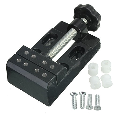 Drill Press - Mini Convenient Jaw Carving Bench Clamp Drill Press Flat Vice Opening Parallel Table Vise Diy Sculpture Craft - Thumbnail 3