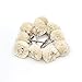 PHYHOO Mounted Cotton Polishing Buff Wheel 2.35 mm Shank for Rotary Tools Accessories Jewelry Watch Light Polish Pack of 10 Pieces