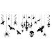 Amscan | Party Decoration | Halloween Glitter Paper Chandelier Decorating Kit | 17 in a Package