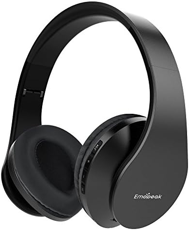 Wireless Bluetooth Headset Over-Ear, Bestipik Q1 Rro Bluetooth 4.2 Earphone, Foldable Hi-Fi Stereo Headphone with 3.5mm Audio Jack MIC for Smart Phones &amp; Tablets