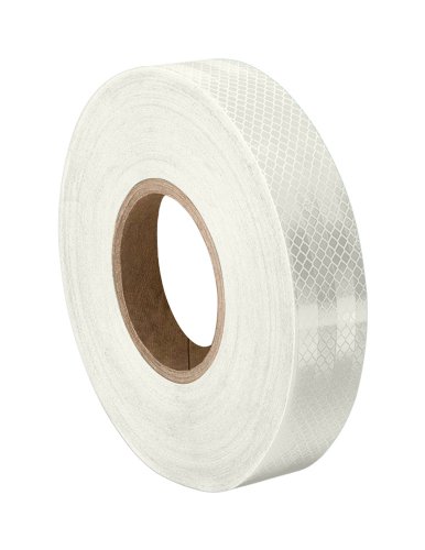 3M 3430 White Micro Prismatic Sheeting Reflective Tape 2" Width x 5 yd Length (1 roll)