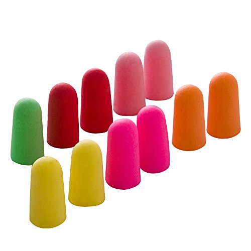 ReFaXi 5 Pair Soft Foam Earplugs for Soft and Comfortable Sleeping Aid from Snoring