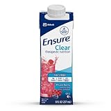 Ensure Clear Mixed Berry, 8 Ounce Recloseable Carton, Abbott 64900 - Case of 24