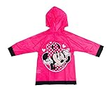 Disney Minnie Mouse Girls Rain Slicker Raincoat Pink Bows