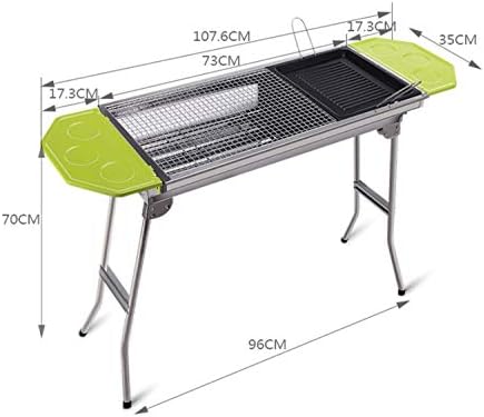 Barbecue Grill BBQ Folded Utensil 5-10 Persons Family Garden Outside Barbecue Party Baking Tray