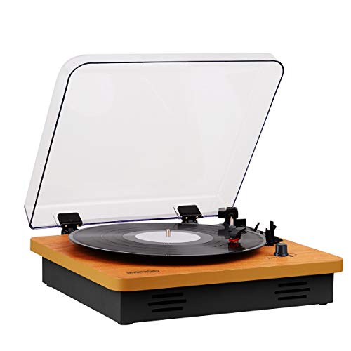 Record Player Turntable 3-Speed Record Player with Speaker Vintage Style Vinyl Record Player MP3 Recording