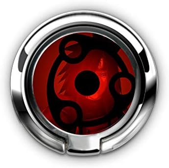 Phone Ring: Finger Ring Stand Ultra-Thin Swivel Ring Buckle Phone Grip Kickstand Cell Phone Stand for Universal Smartphone iPhoneX 8 7 6Plus/Galaxy S8 Plus - Uchiha Sharingan