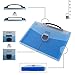 Shuter 13-Pockets A4 Expanding Accordion File Folder with Handle, Buckle Closure and Subject Labels.(Blue)