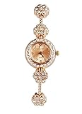 ShoppeWatch Womens Watch Designer Inspired Rose Gold Tone Crystal Bling Bracelet Reloj de Dama SW9034RSRS