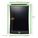 HOMESTEC 8.5 Inch LCD Writing Tablet with Sleeve Touch Pad Office Memo Board Magnetic Fridge Message Whiteboard(White+case)