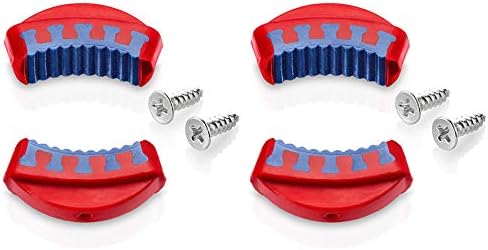 KNIPEX 2 works of Two-Component Plastic Inserts for 81 11 250 / 81 13 250, 81 19 250 V02, Red - Image 4