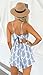 Sunm Boutique Floral Romper Strap Backless Romper Jumpsuit Short Beach Rompers Playsuit Print Jumpsuit(S)