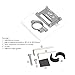 GUB Bicycle & Motorcycle Phone Mount, Aluminum Alloy Universal Bike Handlebar Phone Mount Holder Adjustable Compatible with iPhone X XR Xs 7s 8 Plus,Compatible with SamsungS9/S8/Note5/4 (Silver)