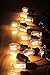 Hyperikon LED Outdoor Commercial String Lights, 48ft with 15 Hanging Sockets, 2W LED S14 LED Bulbs Included - Weatherproof Vintage Edison String Lights for Patio, Backyard, Party Wedding Decoration