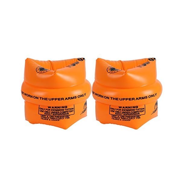 OKDEALS-Inflatable-Swim-Rollup-Arm-Bands-Rings-Floats-Tube-Armlets-for-Kids-and-Adult-1-pair