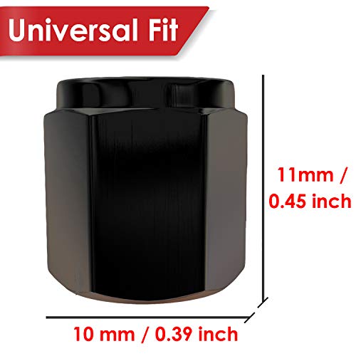 image for SAMIKIVA Aluminum Tire Valve Stem Caps, Metal with Rubber Ring, Dust P