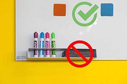 Premium Magnetic Dry Erase Erasers | 12-Pack | Magnetic Whiteboard & Chalkboard Erasers | Dry Erasers for White Boards | Perfect Erasers for the Classroom, Home or Office!