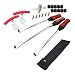 Dr.Roc Tire Spoons Lever Motorcycle Dirt Bike Lawn Mower Tire Changing Tools with Bag 1x14.5 inch 2x11 inch Tire Irons 2X Rim Protectors 1x Valve Core and Caps Set primary