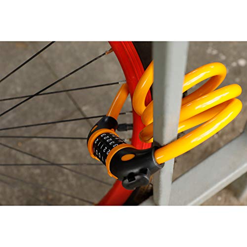 image for XZSUN Bike Lock Bicycle Lock Chain ，5-Digit Combination Lock Core St