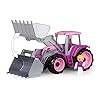 Lena 04452 TRUXX Front ca. 34 cm, Tractor with Excavator Shovel Play Figure, Toy Vehicle for Girls from 2 Years and…
