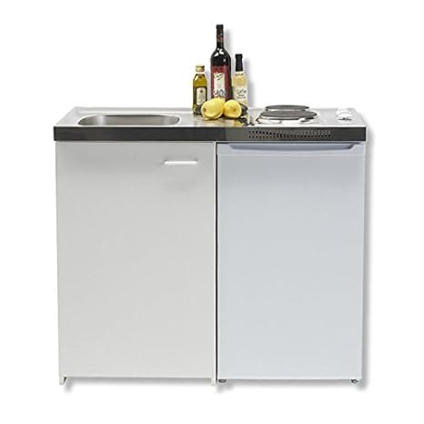 ROLLER Single Cocina - Color Blanco - con Frigorífico 100 cm Ancho ...