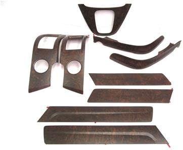 2007-2011 Honda CR-V Wood Look Dash Trim Cover Kit Molding W/O Heated Seats