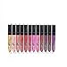 Petansy 12 Colors Shimmer Matte Lipgloss Set Glitter Waterproof Liquid Lipstick Kit