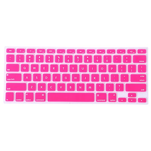 HDE MacBook Air 13 inch Case - Hard Shell Cover Keyboard Skin Fits Previous Generations A1466 A1369 (2008-2017) - Pink