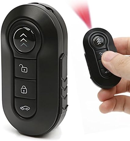 iwolkon HD 1080P IR Night Vision Car Key Hidden Camera DVR Remote Control Spy Video Recorder Camcorder