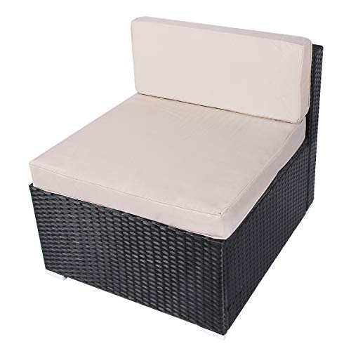 2 U+MAX+Pieces+Patio+sectional+Black