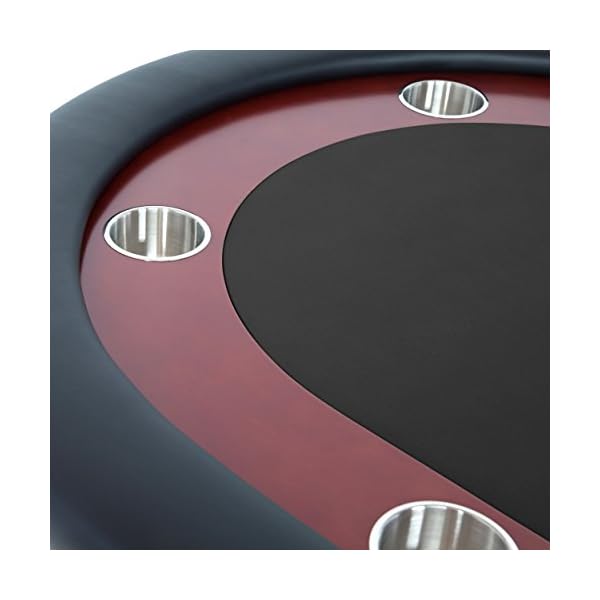 BBO Poker Rockwell Poker Table for 10 Players, 94 x 44Inch Oval