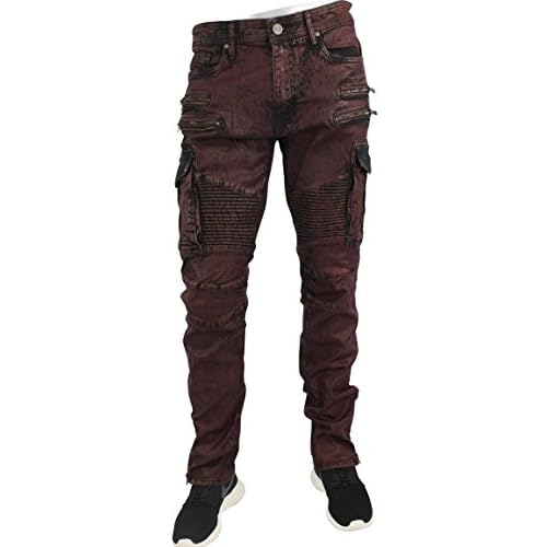 acid wash cargo jeans