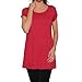 Free to Live Women's Long Flowy Short Sleeve or Sleeveless Tunic Made in USA