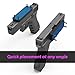 IronMount Magnetic Gun Holster Rubber Coated 43 Lbs Rated Gun Magnet Mount - Concealed Holder for Handgun, Rifle, Shotgun, Pistol, Revolver